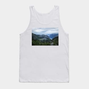 Fjord landscape Tank Top